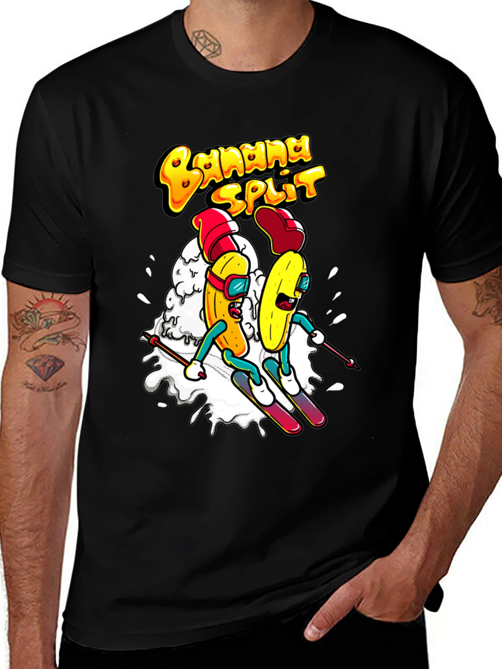 Banana Split Ski T-Shirt