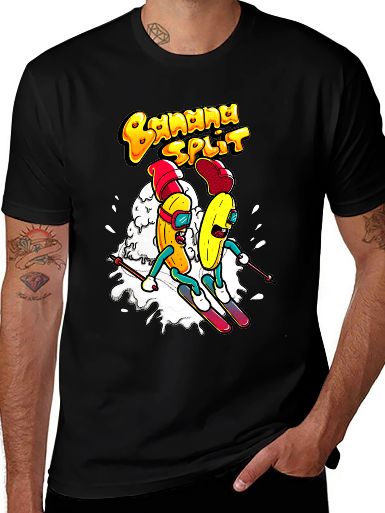 Banana Split Ski T-Shirt