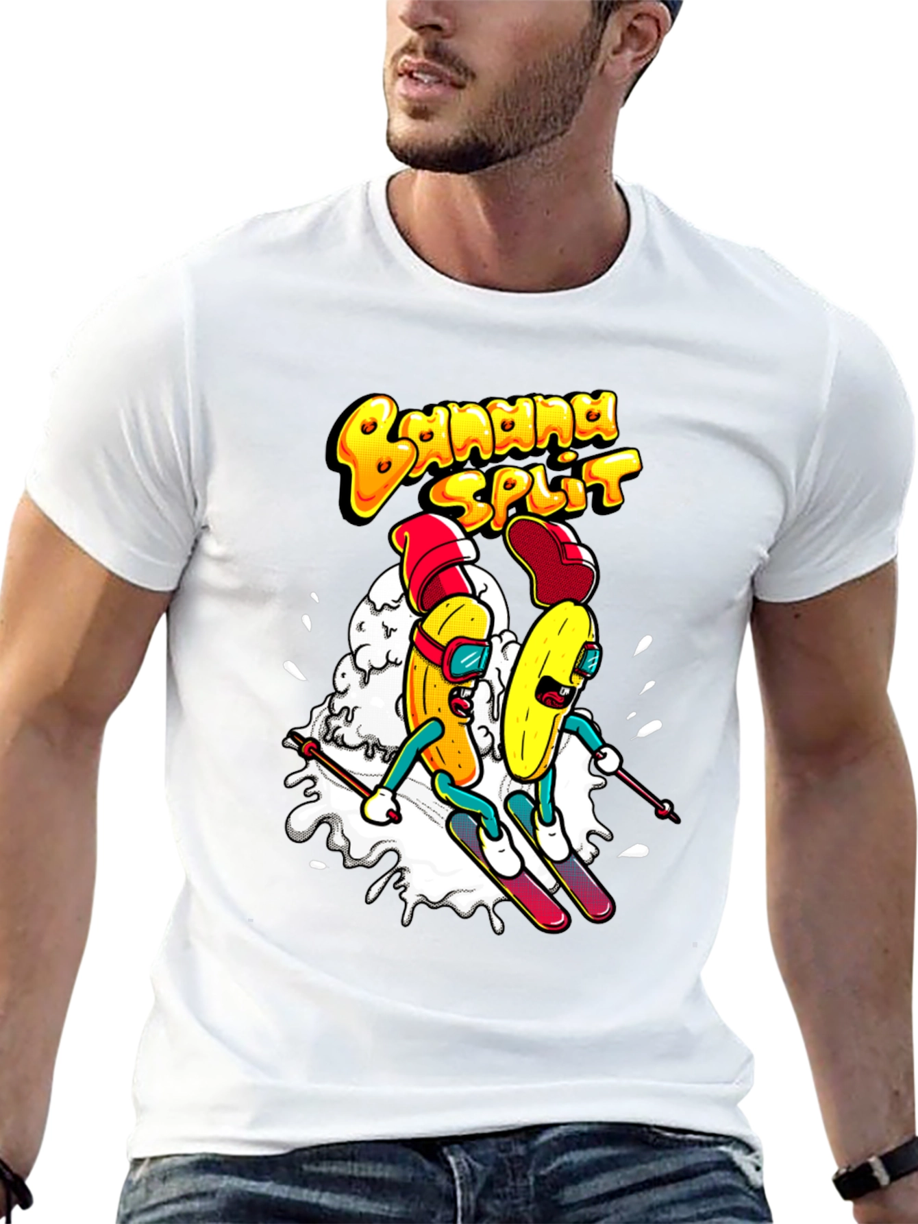 Banana Split Ski T-Shirt