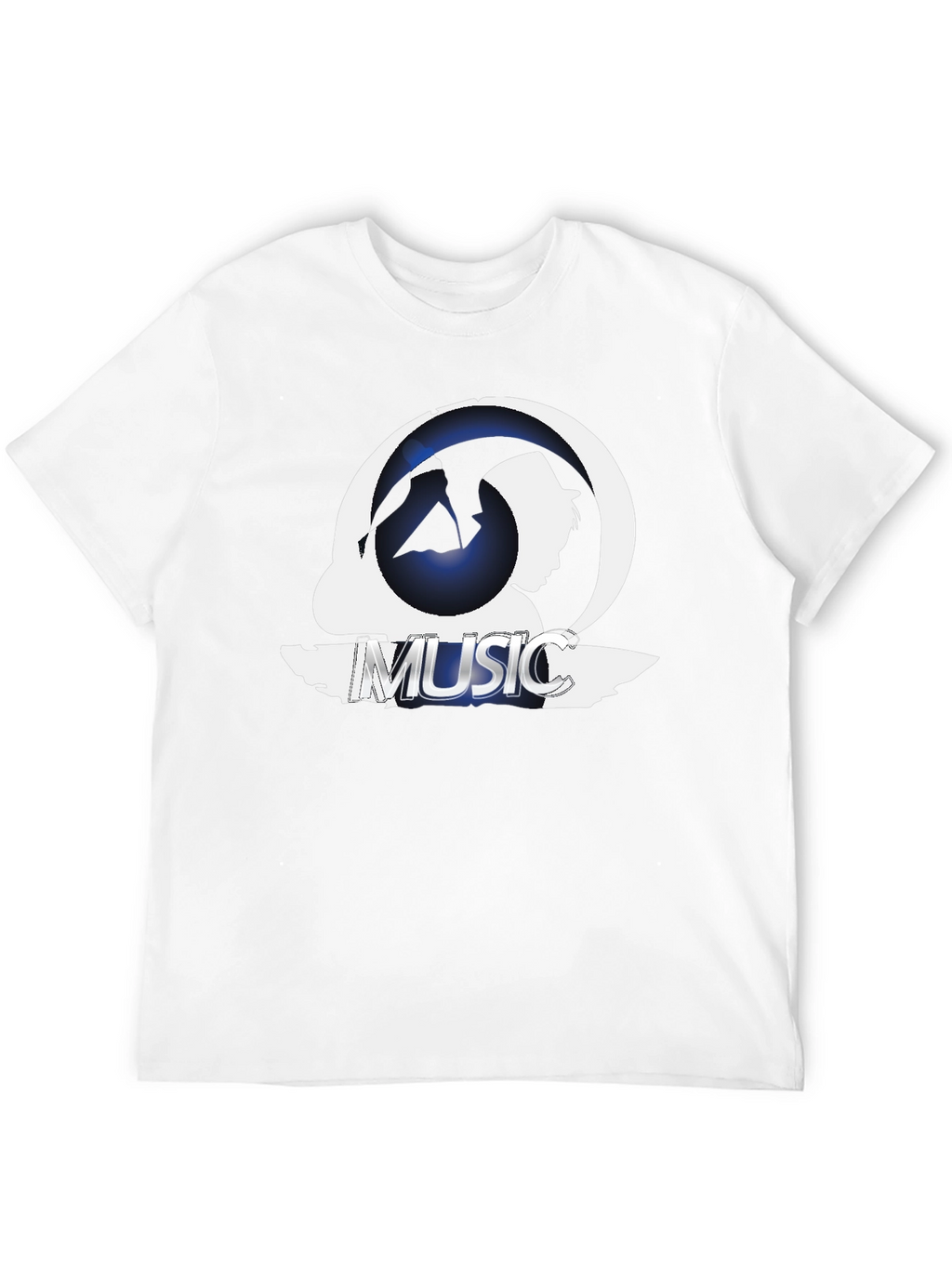 Music Silhouette Graphic T-Shirt
