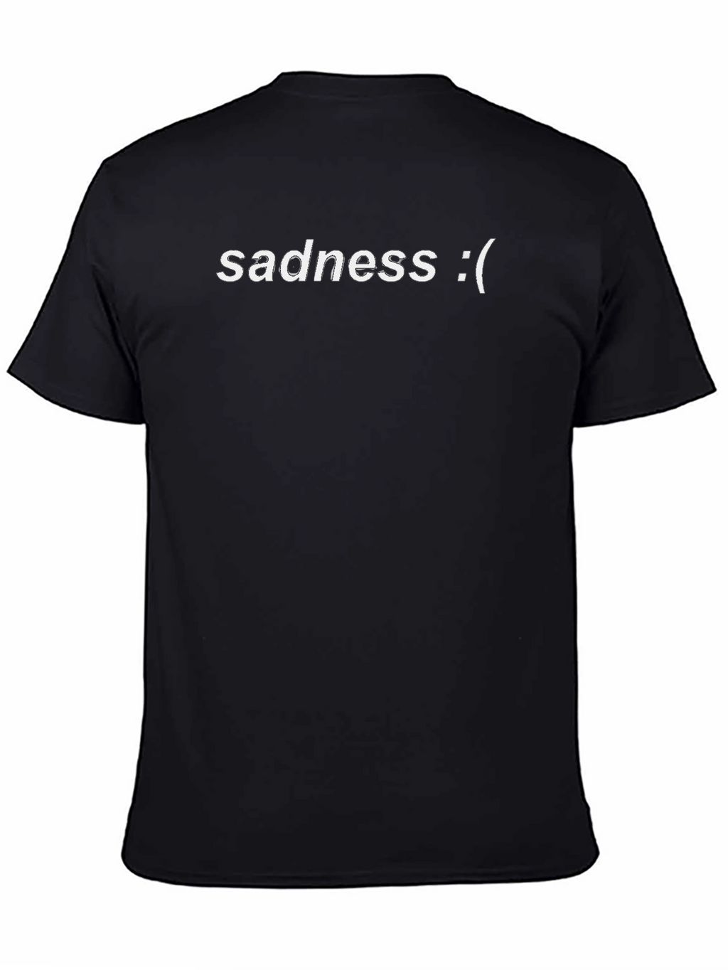 Sadness Graphic Tee - Black Unisex T-Shirt