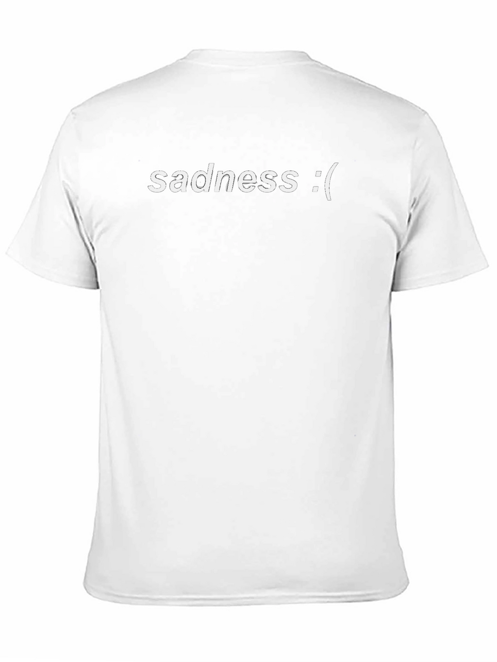 Sadness Graphic Tee - Black Unisex T-Shirt