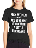 May Women Sunshine Hurricane Graphic Tee
