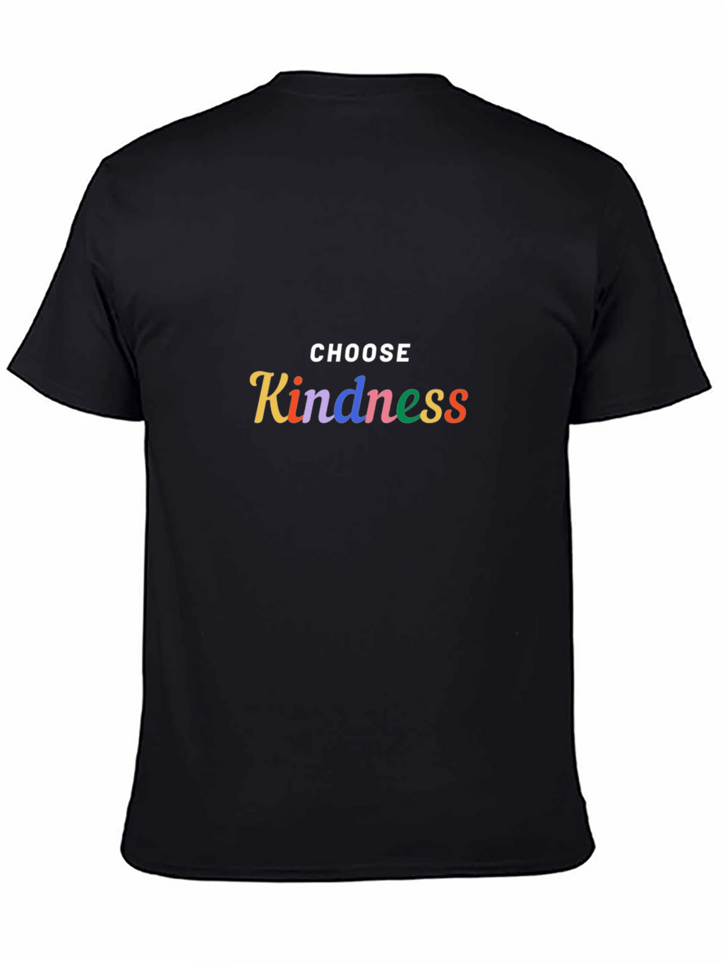 Choose Kindness Graphic Tee - Soft Black Cotton T-Shirt