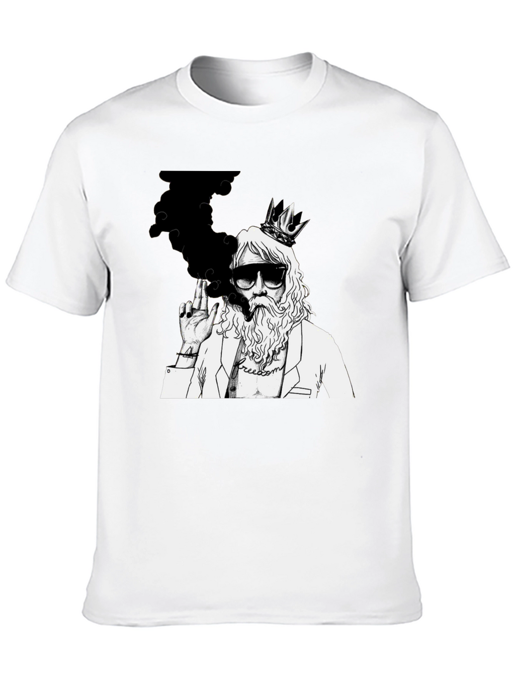 King Smoker Graphic T-Shirt - Cool Streetwear Tee