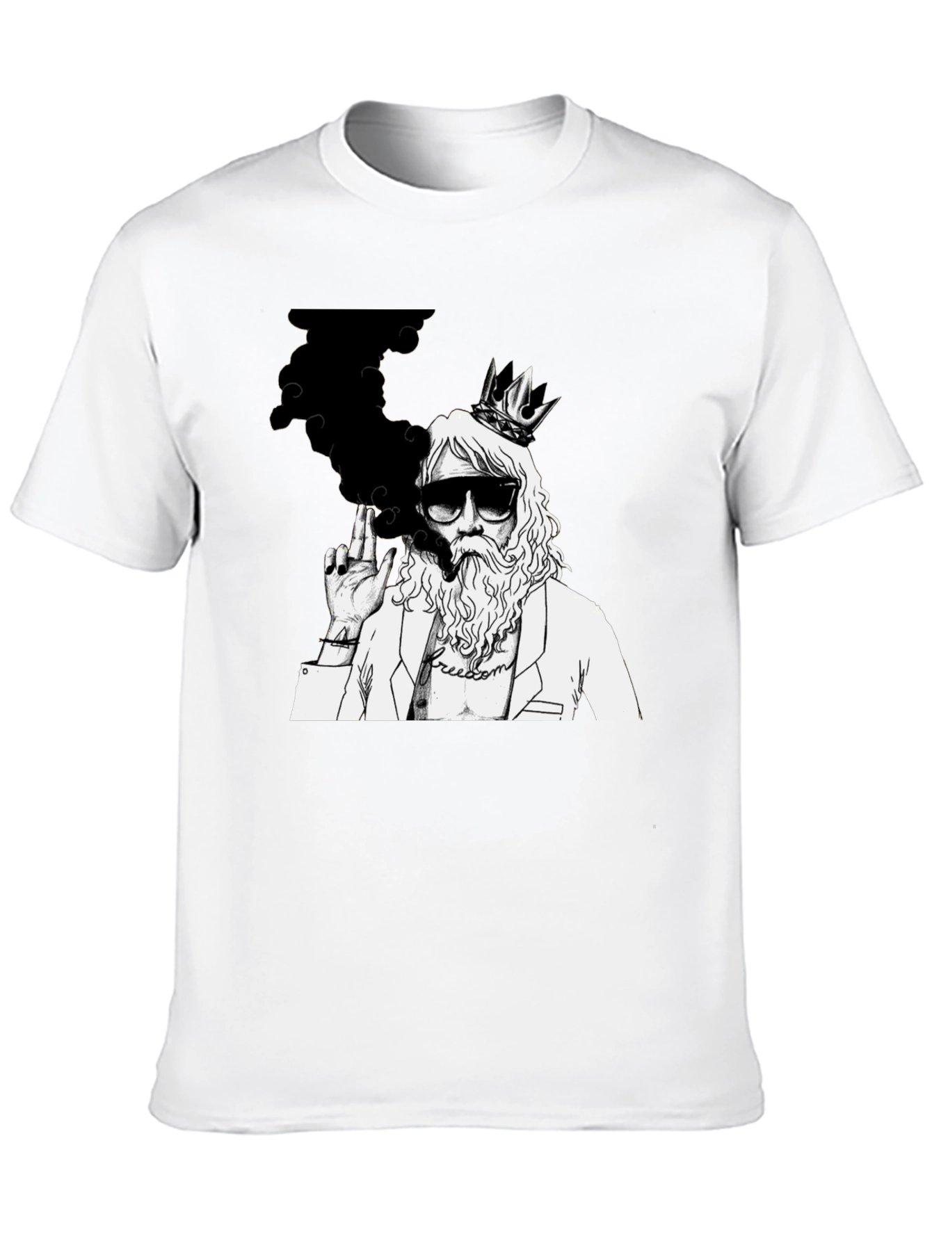 King Smoker Graphic T-Shirt - Cool Streetwear Tee