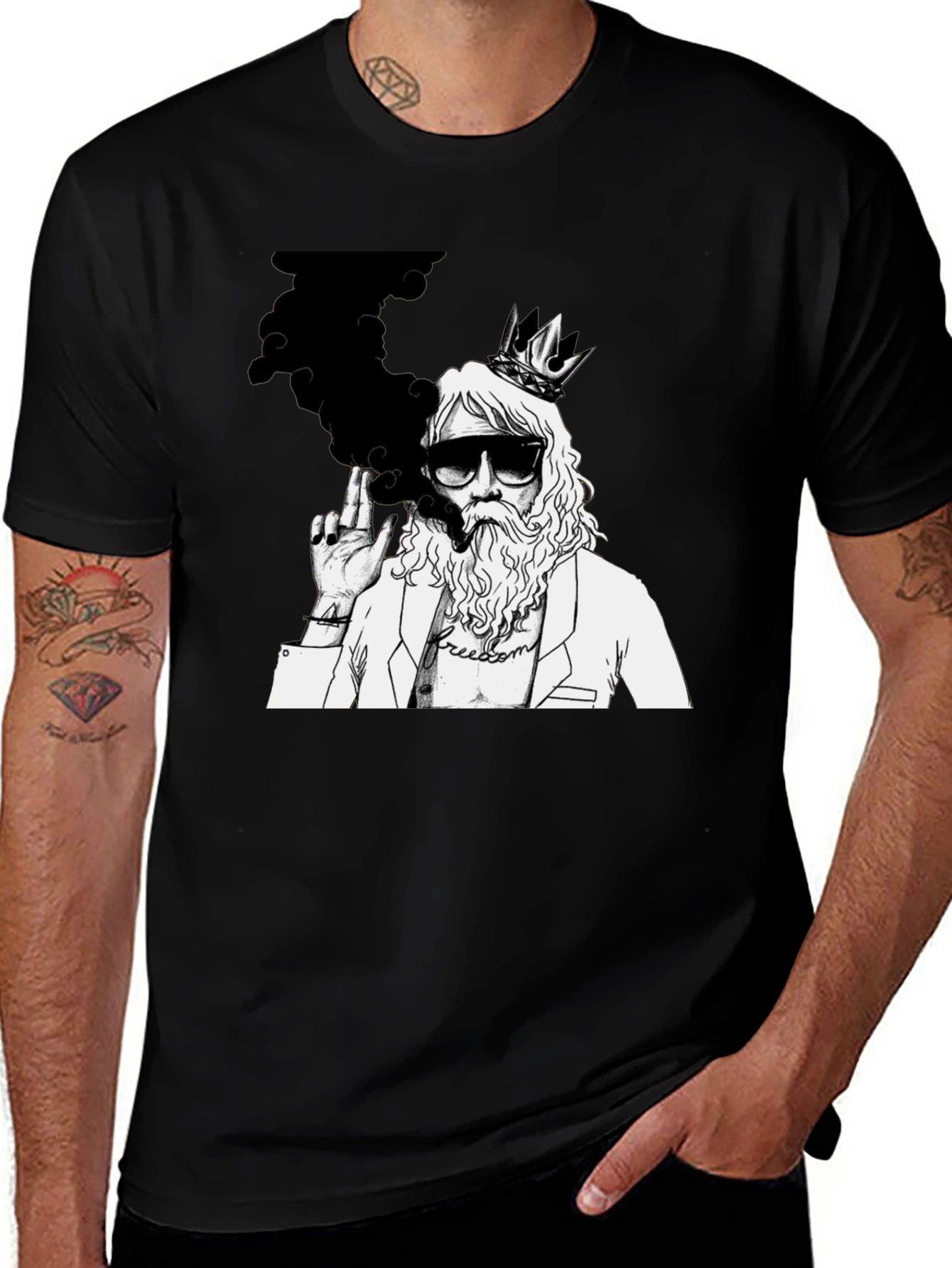 King Smoker Graphic T-Shirt - Cool Streetwear Tee