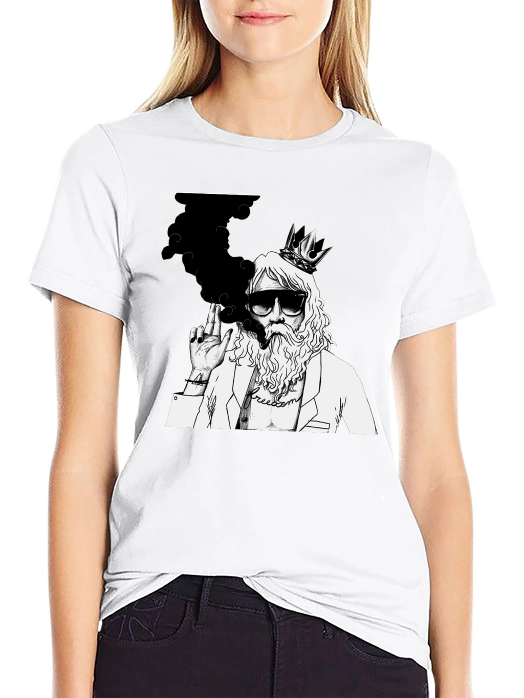 King Smoker Graphic T-Shirt - Cool Streetwear Tee