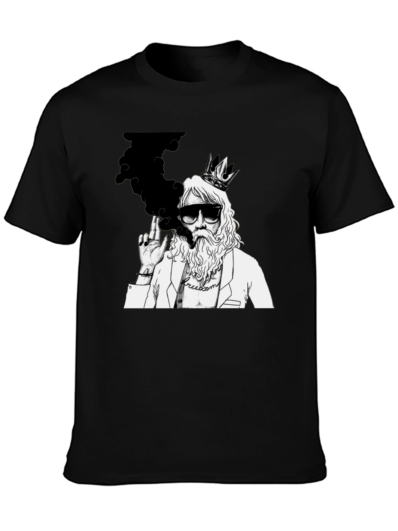 King Smoker Graphic T-Shirt - Cool Streetwear Tee