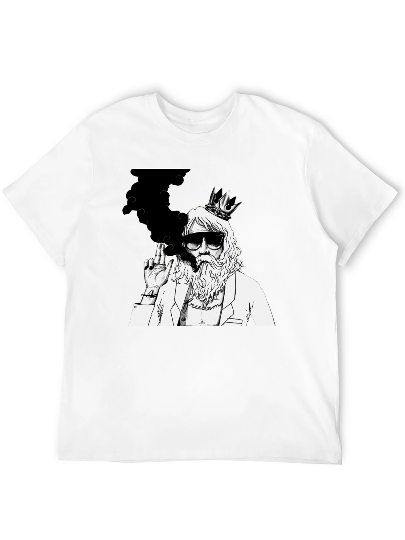 King Smoker Graphic T-Shirt - Cool Streetwear Tee