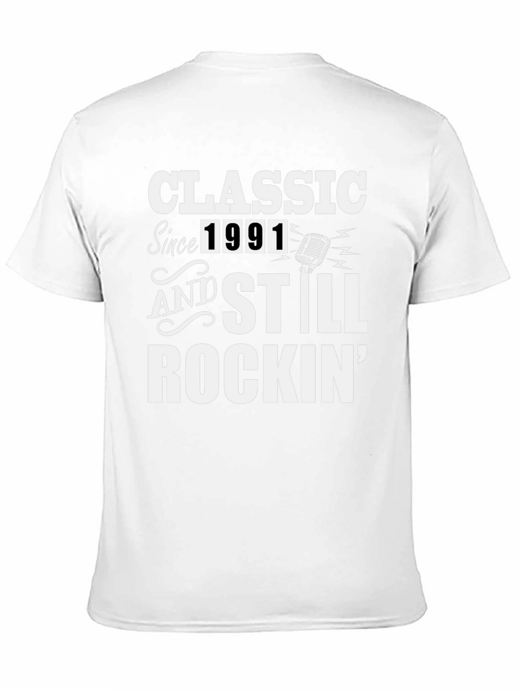 Classic Since 1991 Rockin Black T-Shirt