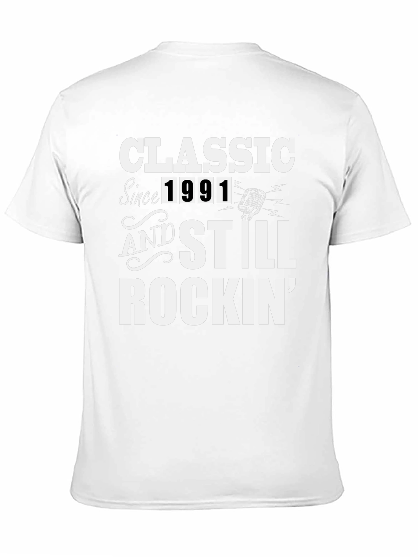 Classic Since 1991 Rockin Black T-Shirt