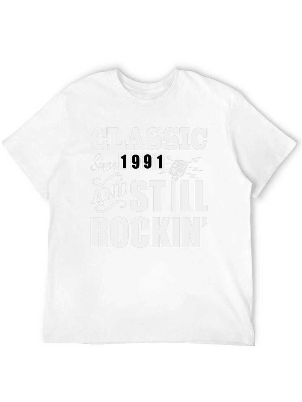 Classic Since 1991 Rockin Black T-Shirt