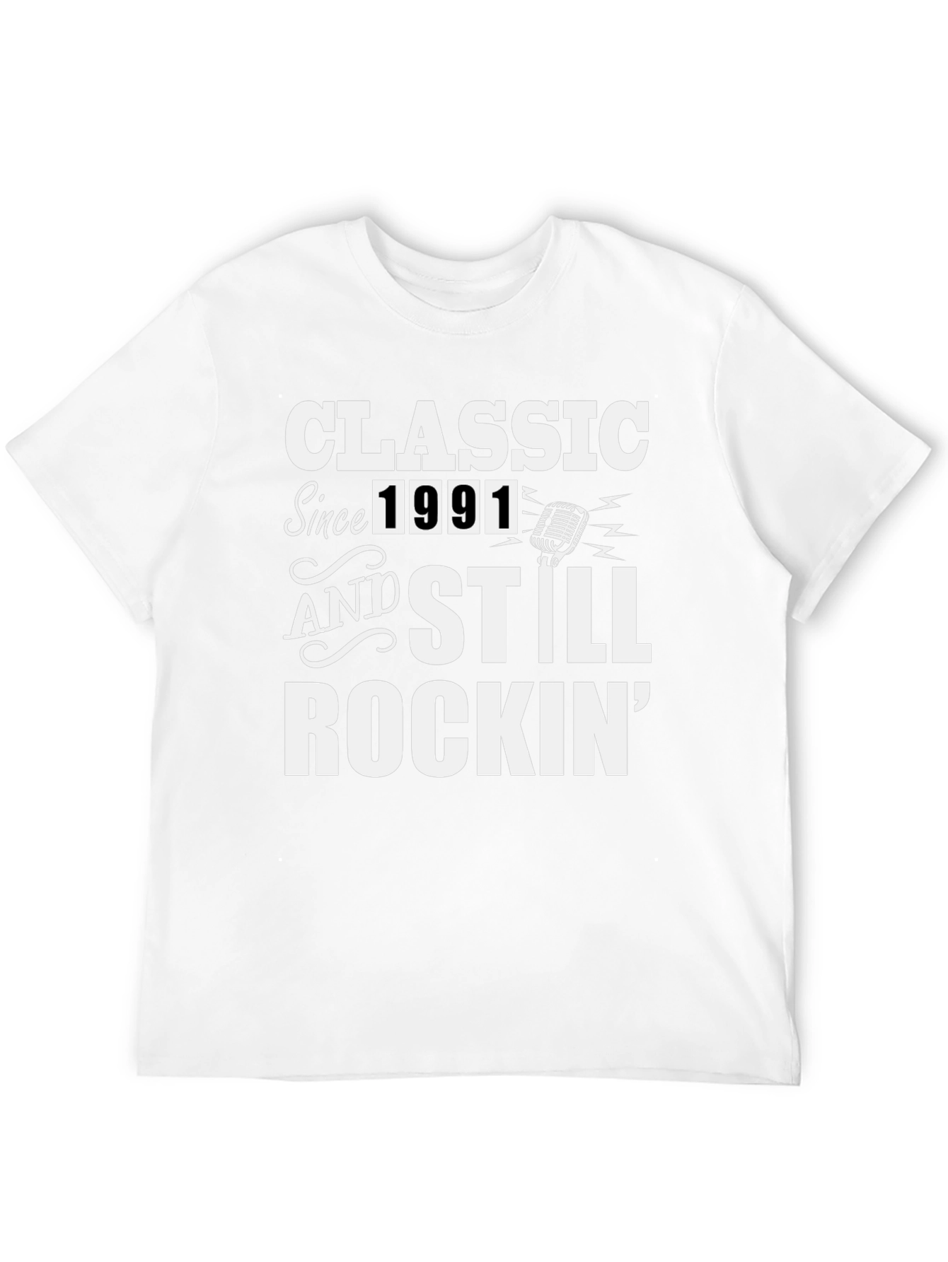Classic Since 1991 Rockin Black T-Shirt