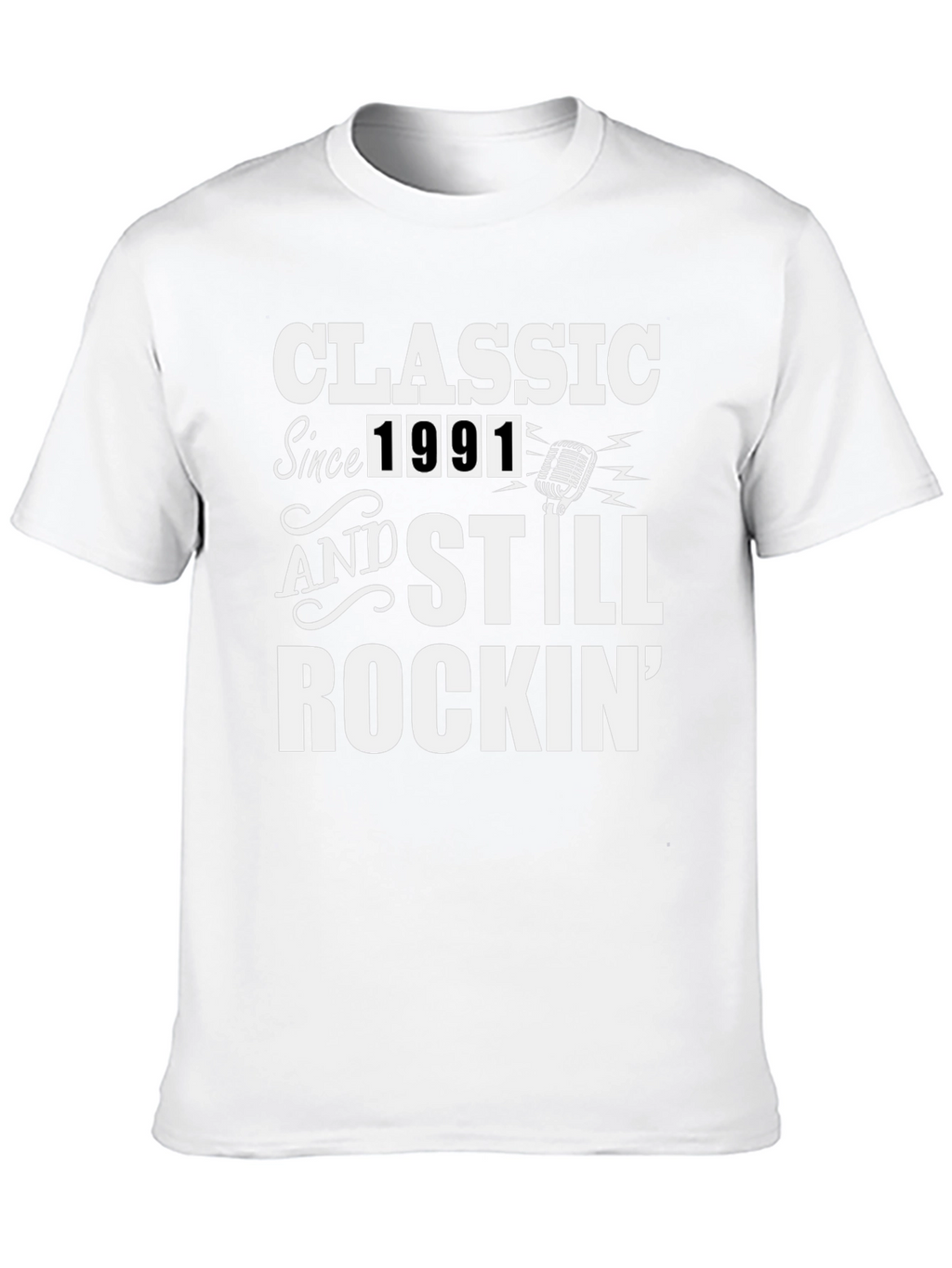 Classic Since 1991 Rockin Black T-Shirt
