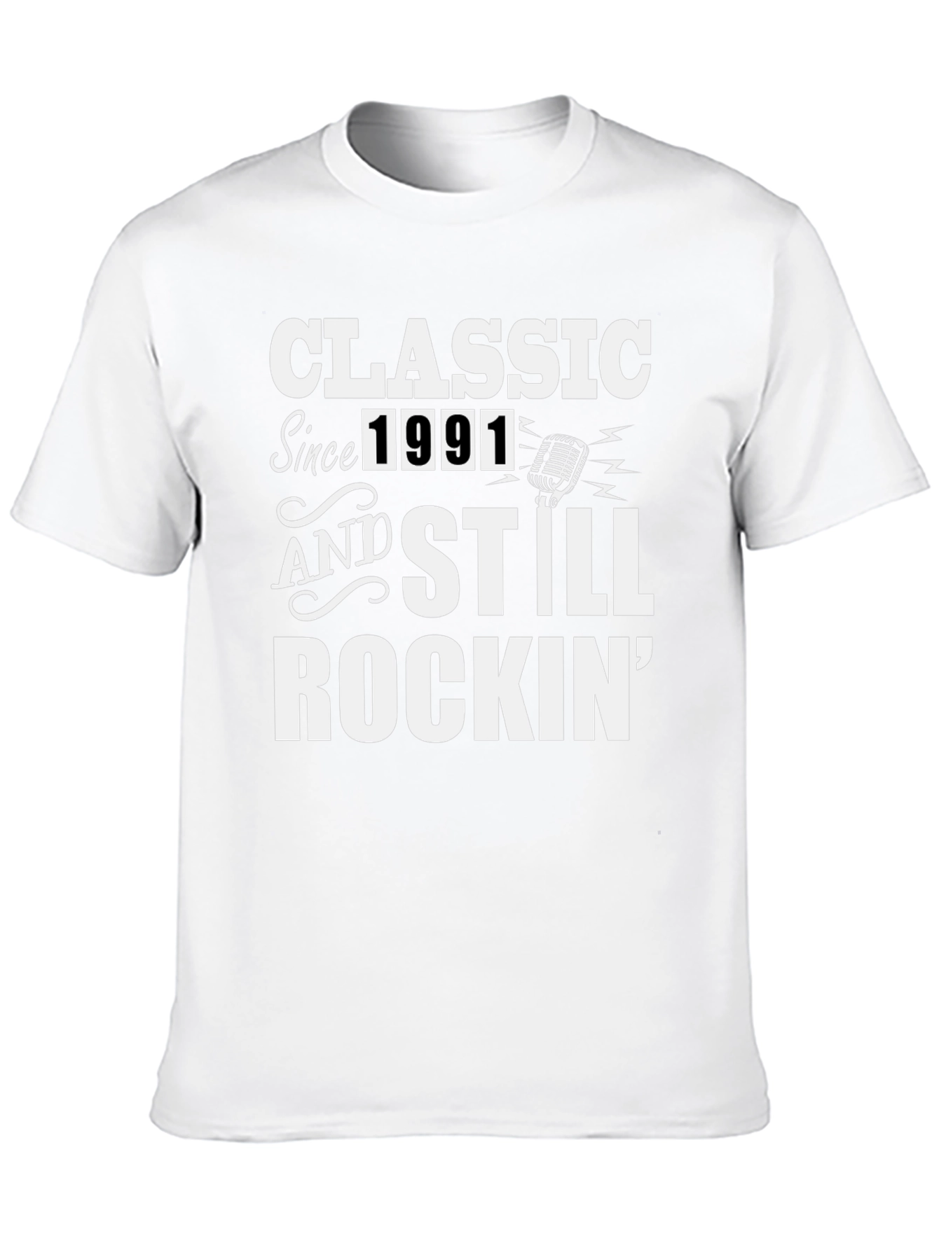 Classic Since 1991 Rockin Black T-Shirt