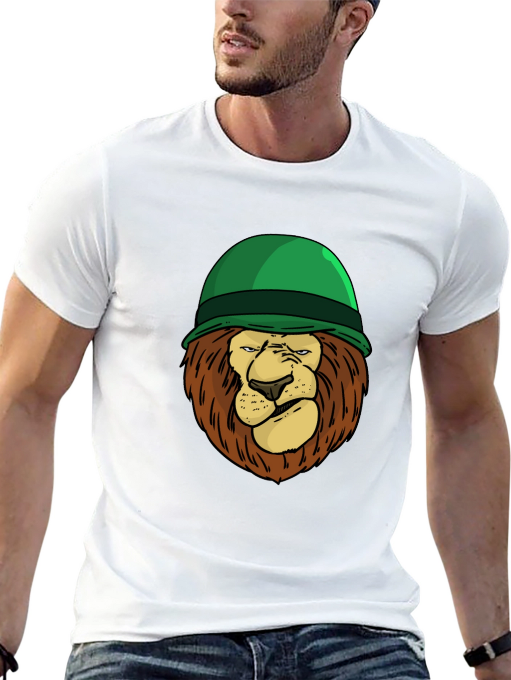 Lion Soldier Graphic Tee