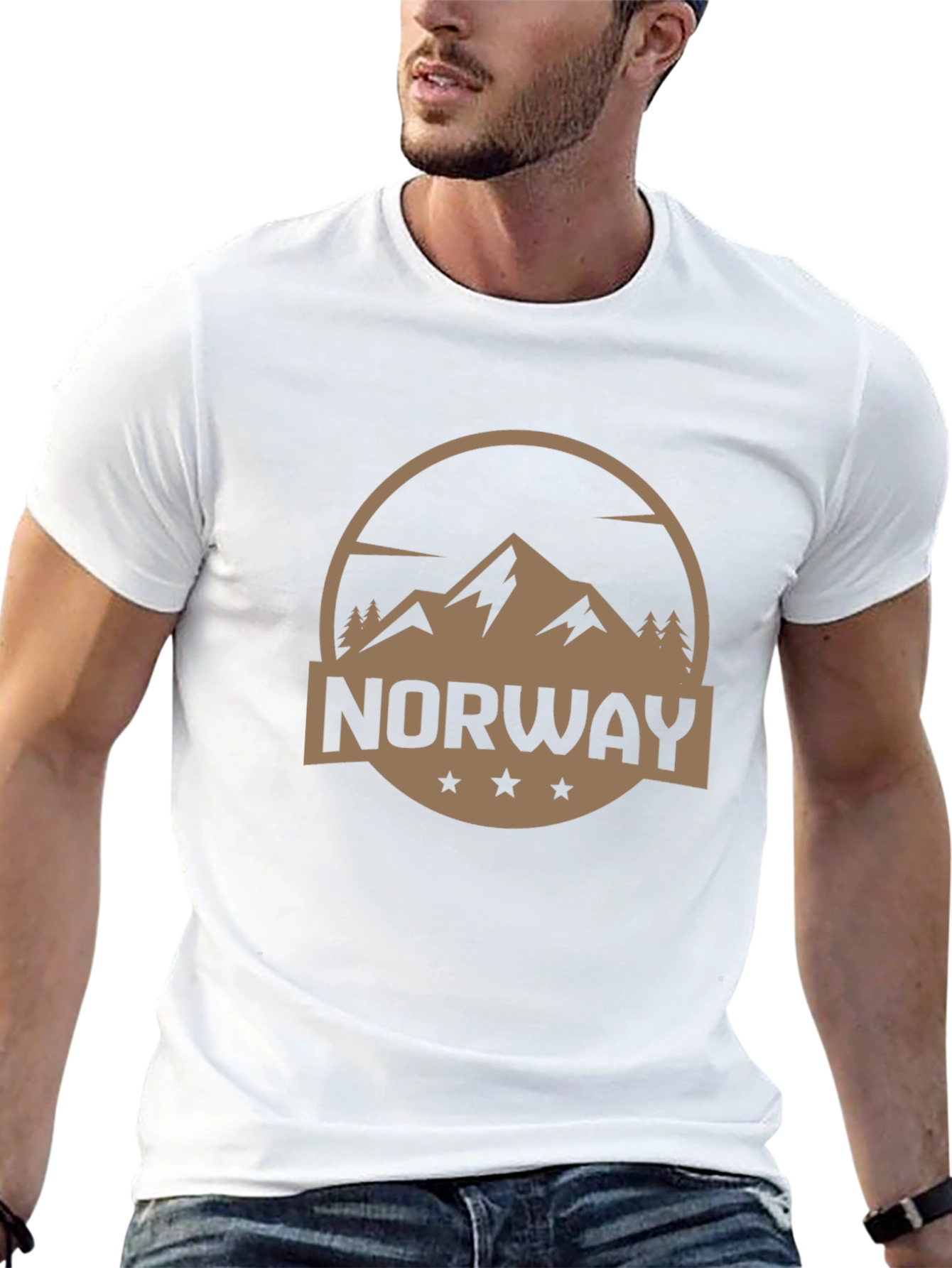 Norway Mountain Graphic Tee - Adventure Awaits!