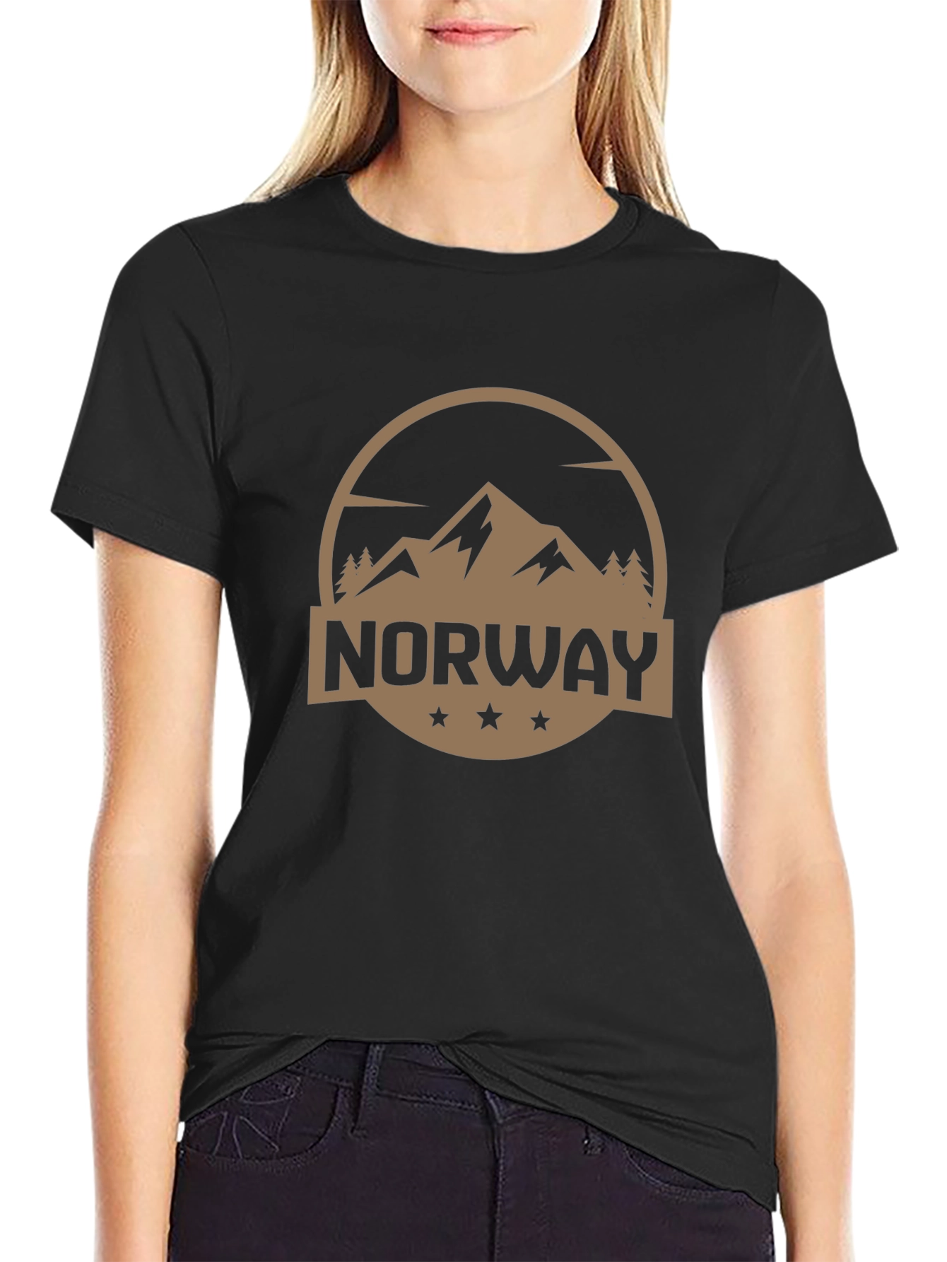 Norway Mountain Graphic Tee - Adventure Awaits!