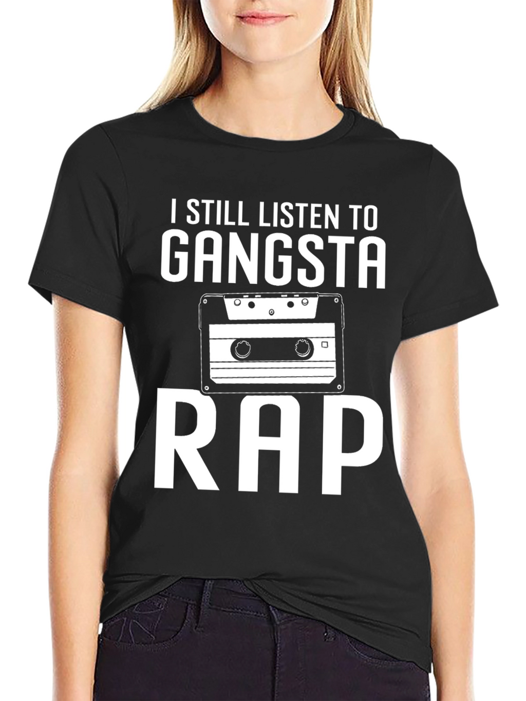 Gangsta Rap Cassette Graphic T-Shirt