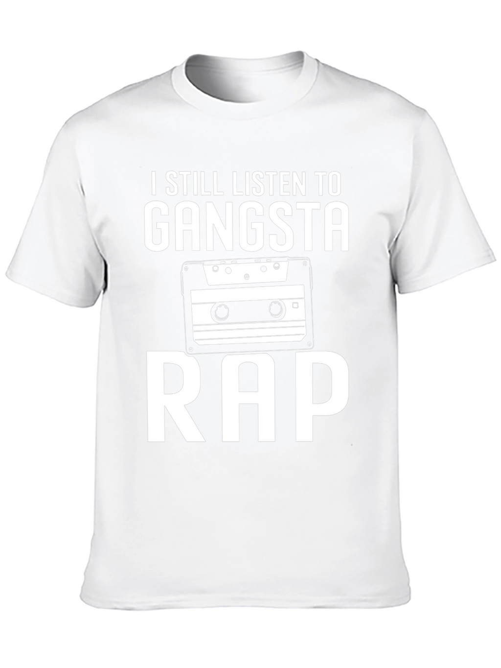Gangsta Rap Cassette Graphic T-Shirt
