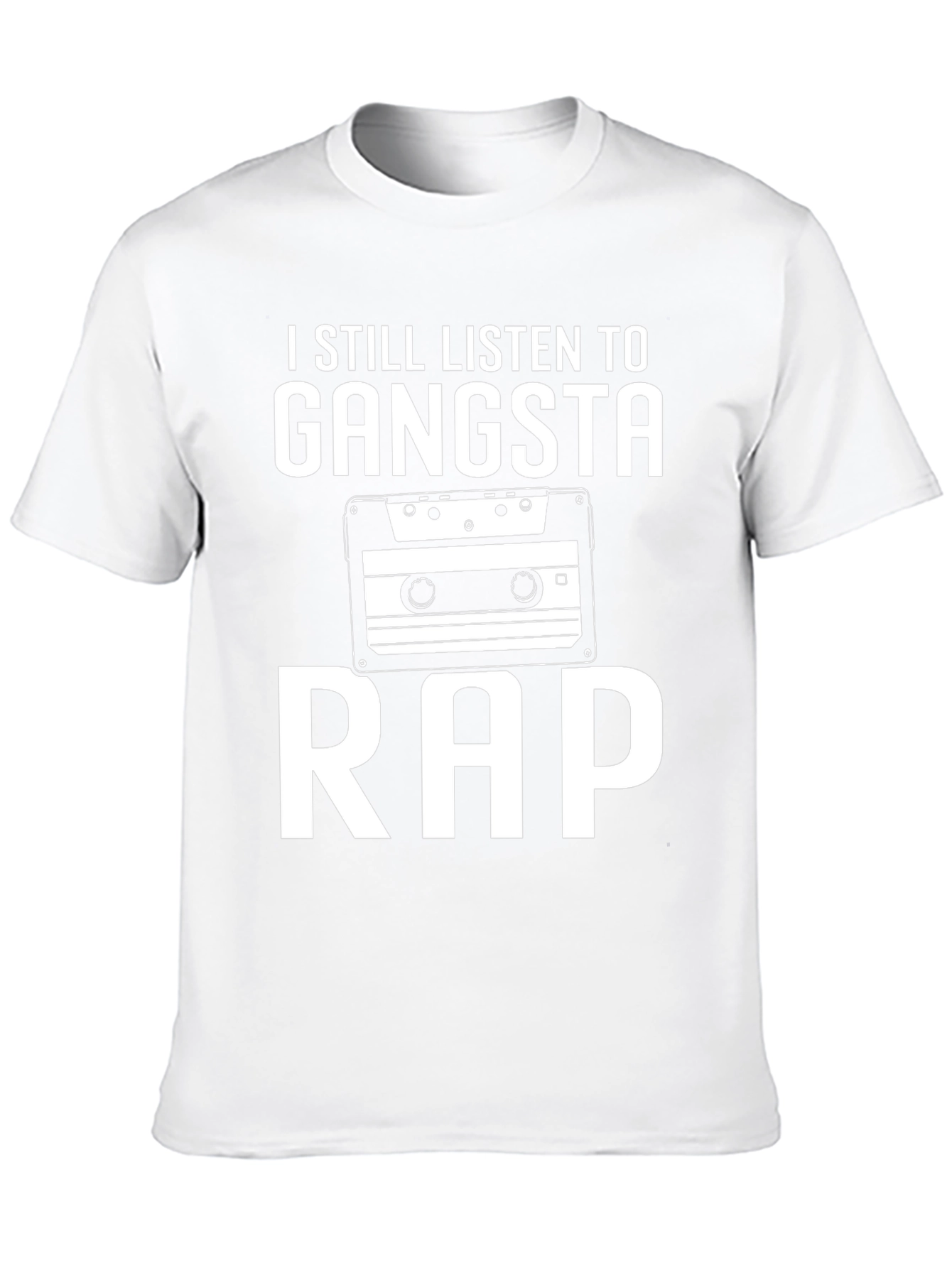 Gangsta Rap Cassette Graphic T-Shirt