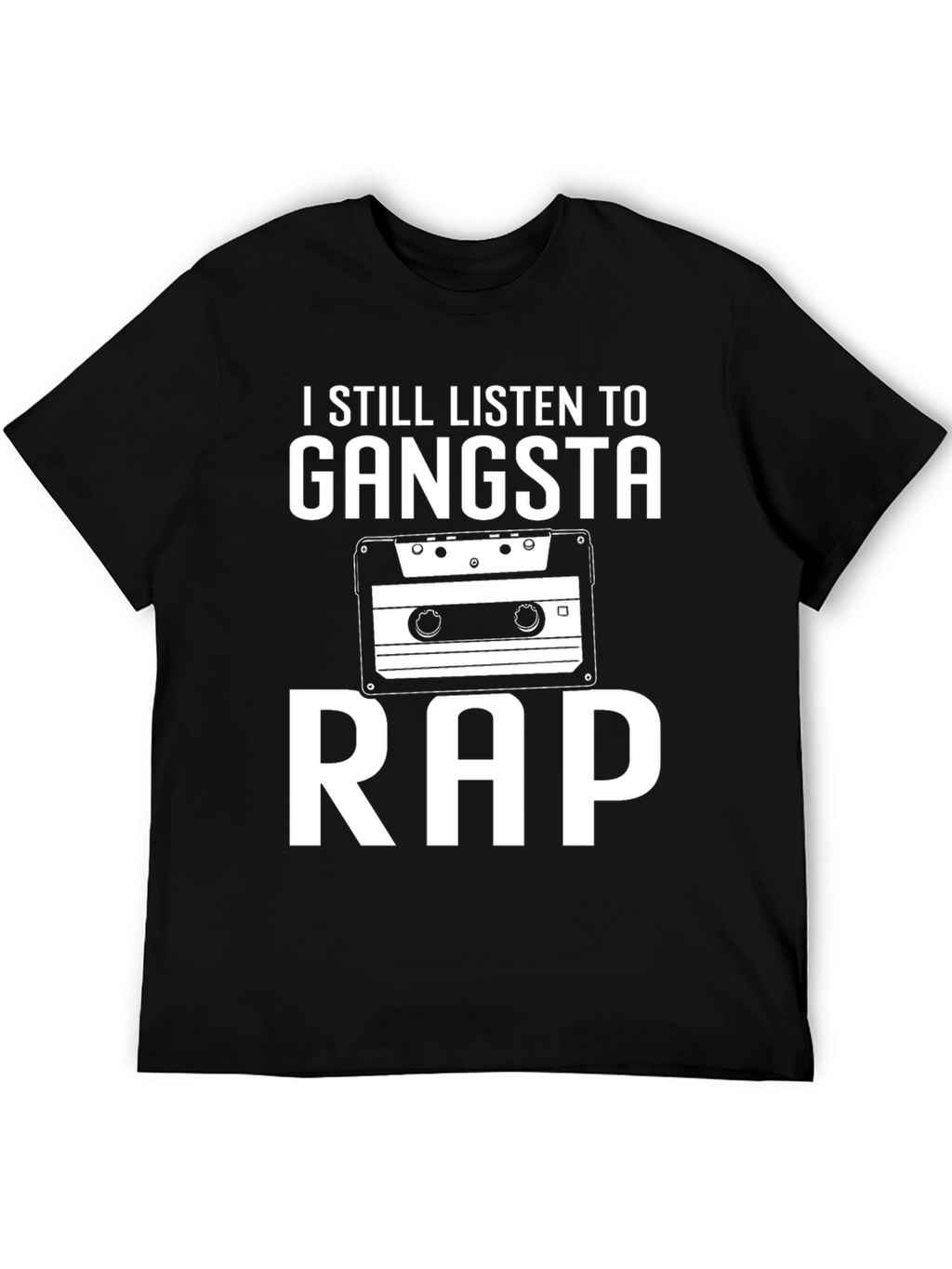 Gangsta Rap Cassette Graphic T-Shirt