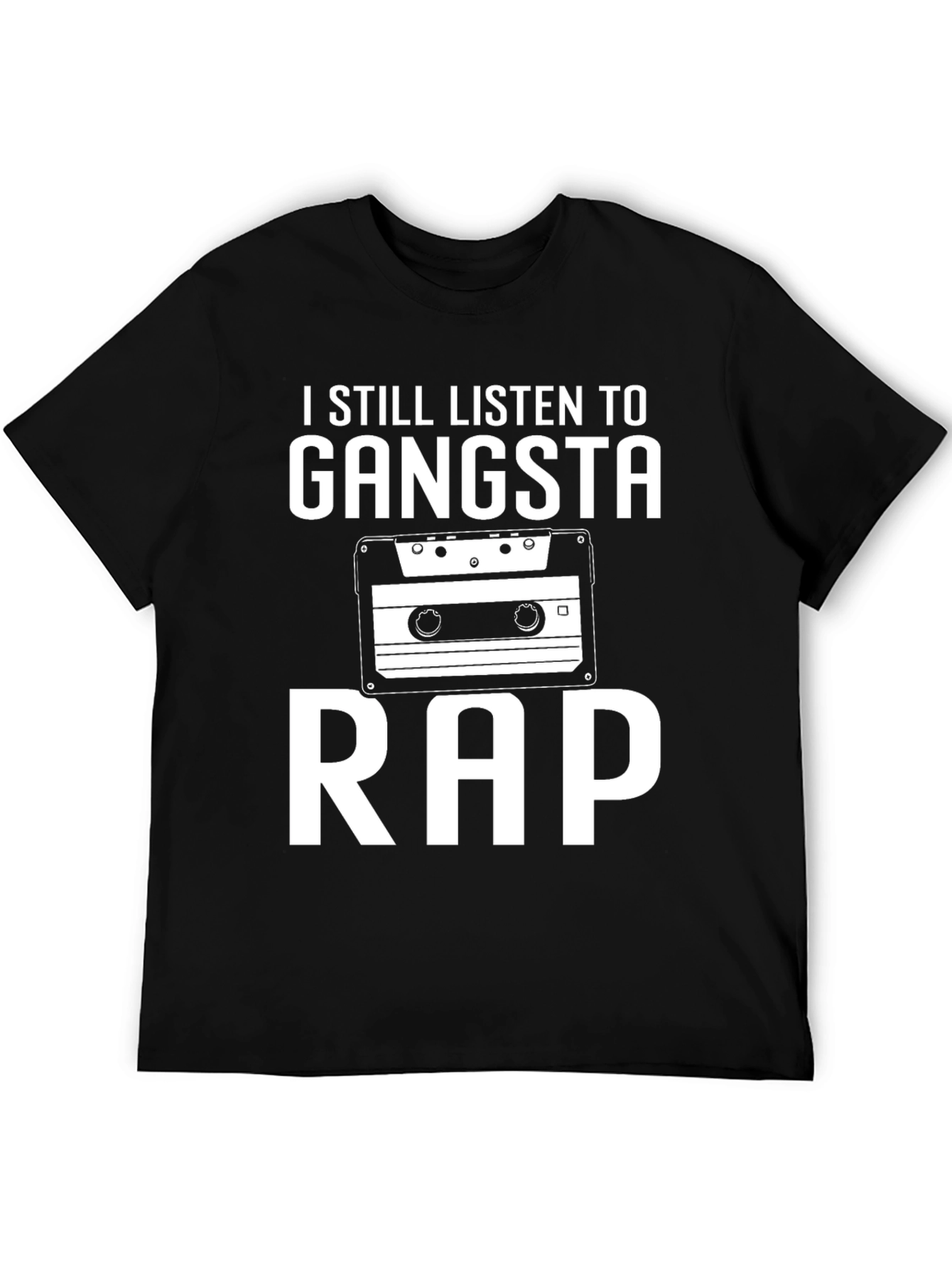 Gangsta Rap Cassette Graphic T-Shirt