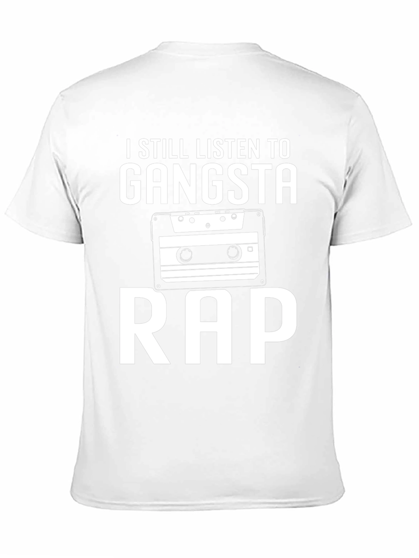 Gangsta Rap Cassette Graphic T-Shirt