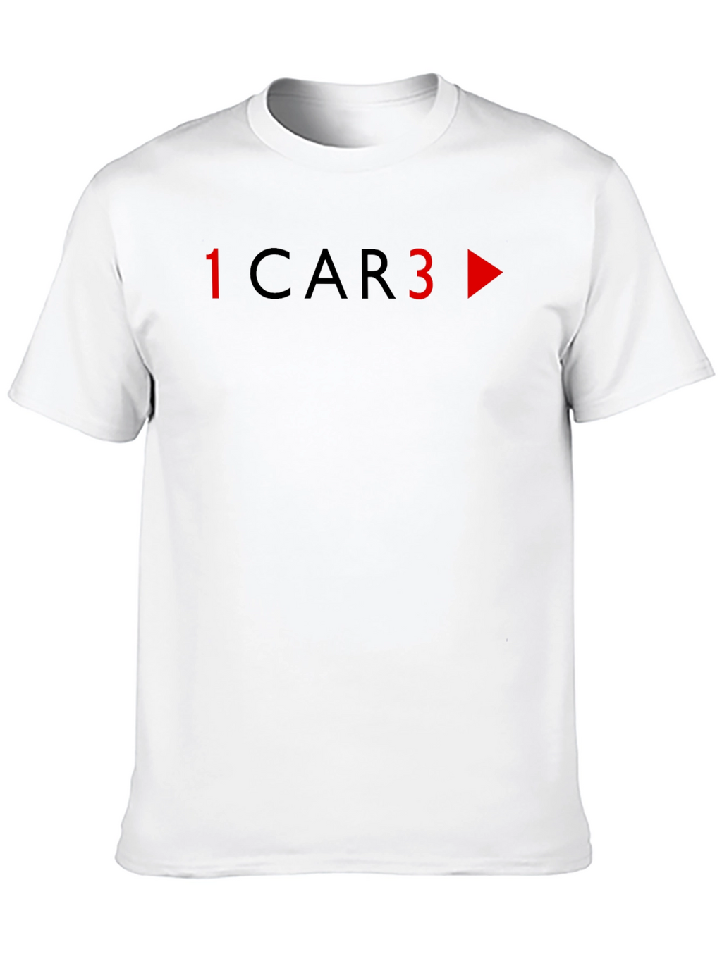 1 Car 3 T-Shirt - Black Graphic Tee