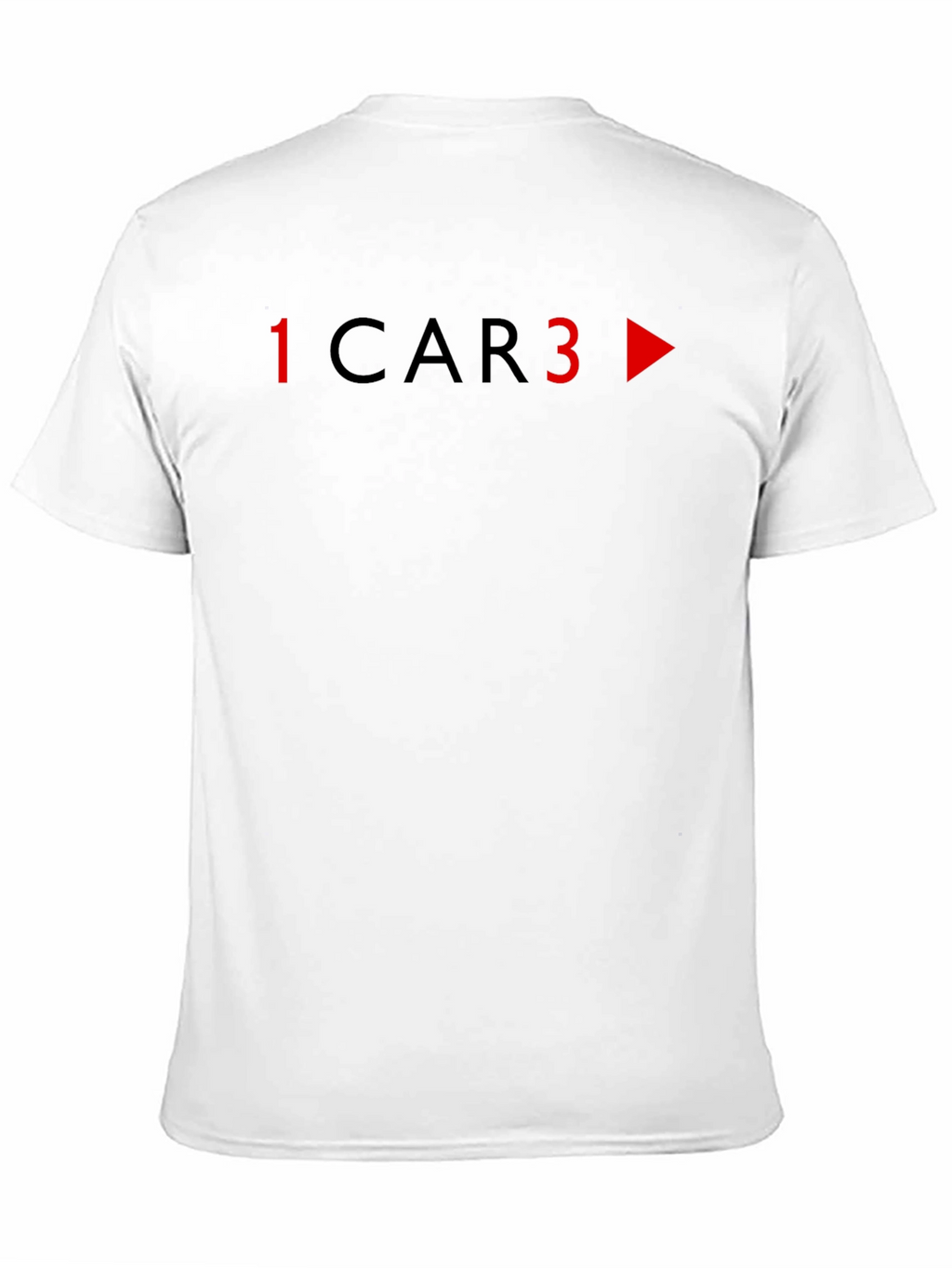 1 Car 3 T-Shirt - Black Graphic Tee
