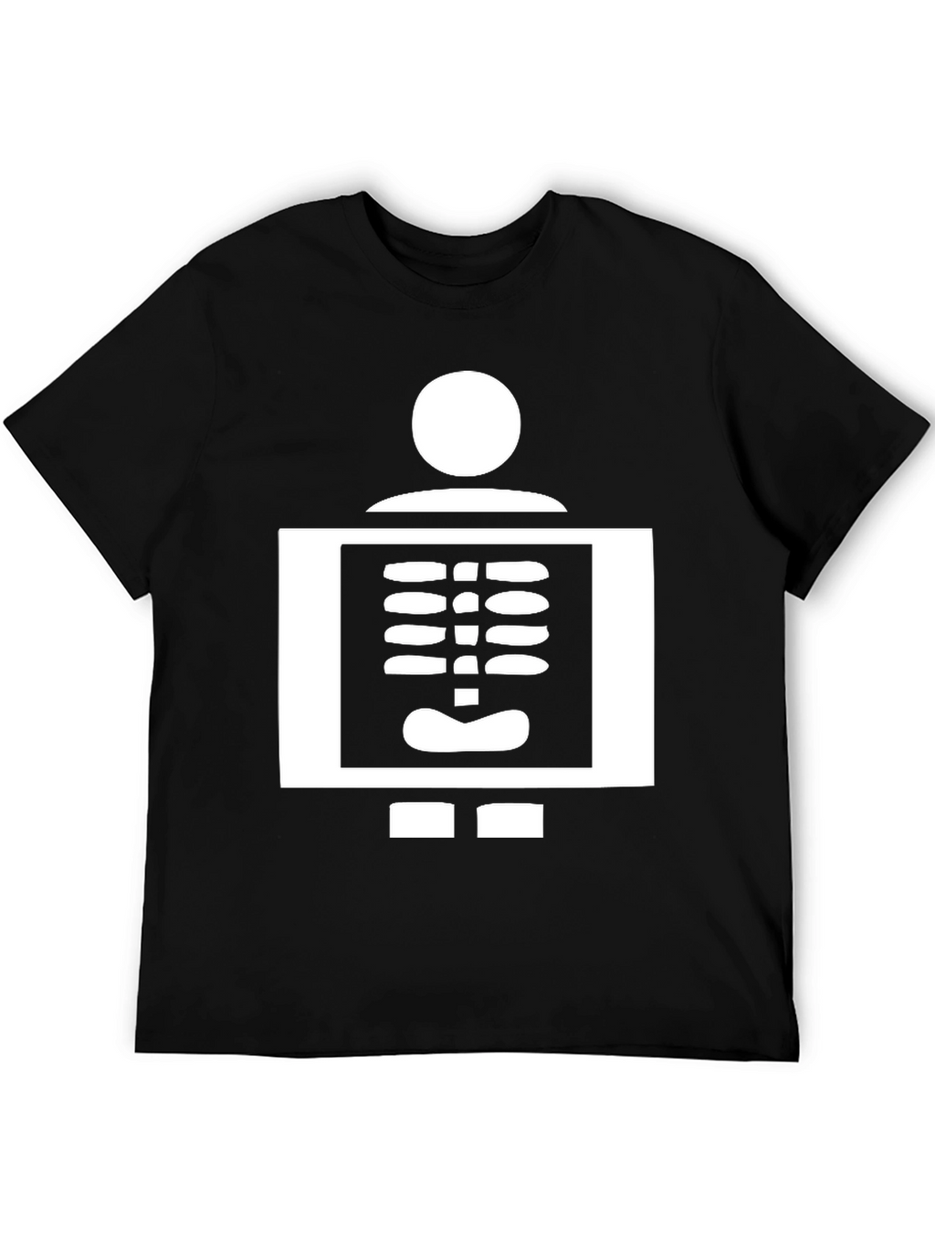X-Ray Skeleton Novelty Black T-Shirt