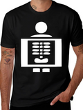 X-Ray Skeleton Novelty Black T-Shirt