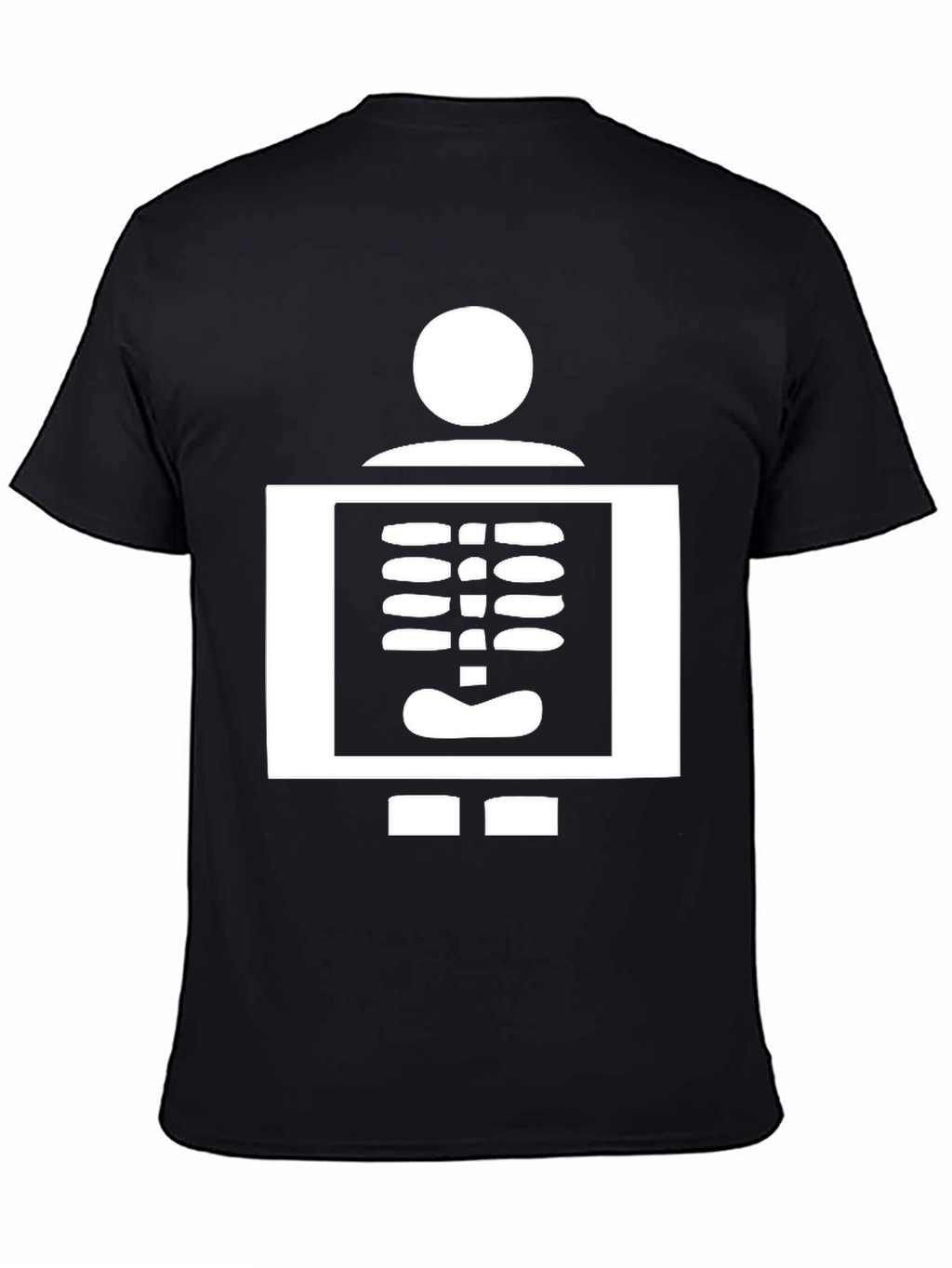 X-Ray Skeleton Novelty Black T-Shirt