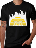 Retro Boombox Graphic T-Shirt - Classic Cool!