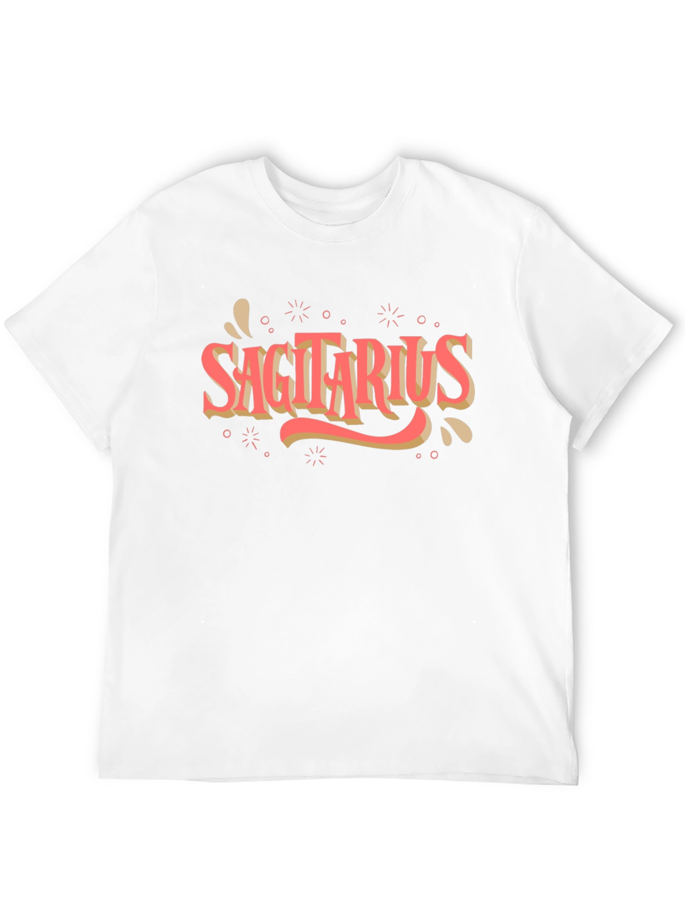 Sagittarius Zodiac Black T-Shirt