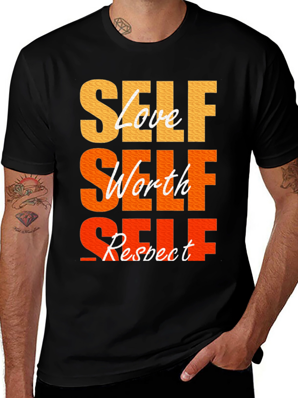 Self Love Worth Respect Graphic T-Shirt