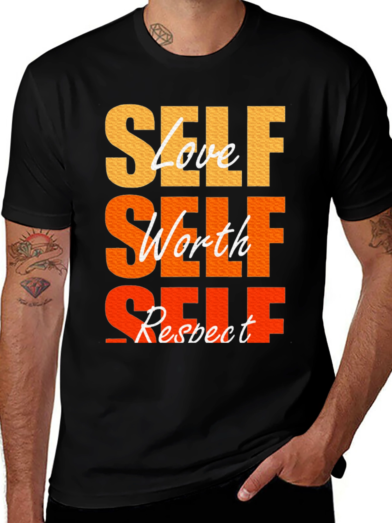 Self Love Worth Respect Graphic T-Shirt