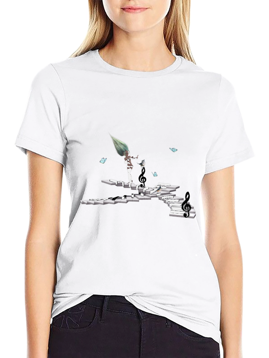 Musical Stairs T-Shirt - Unique Graphic Tee
