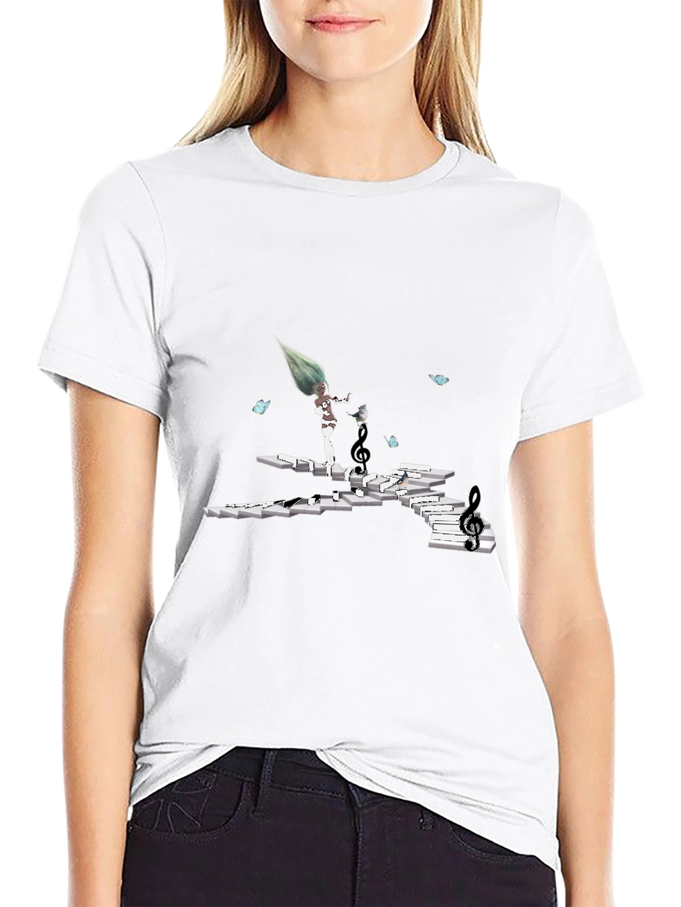 Musical Stairs T-Shirt - Unique Graphic Tee