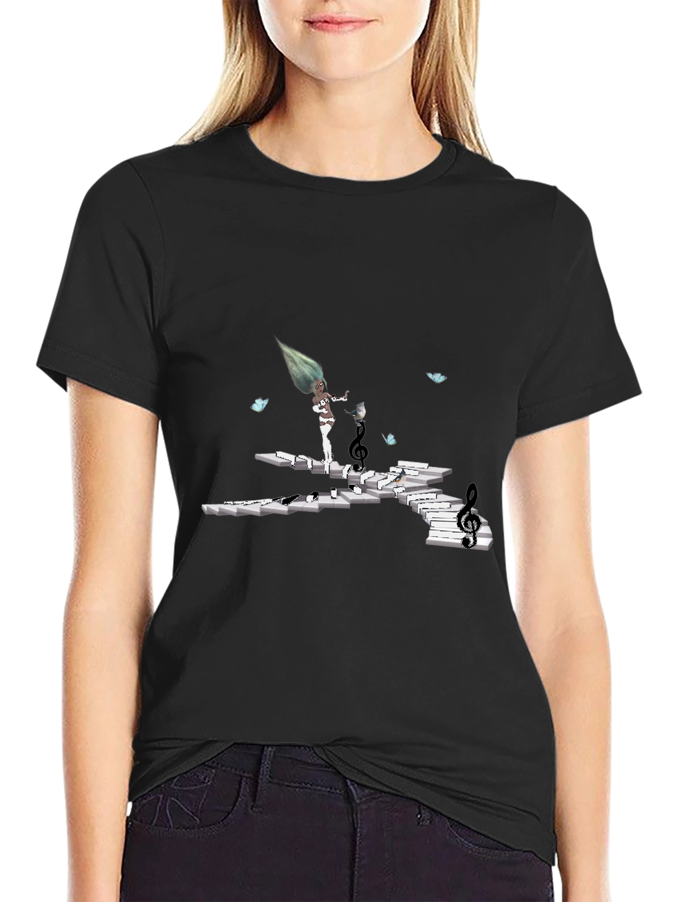 Musical Stairs T-Shirt - Unique Graphic Tee