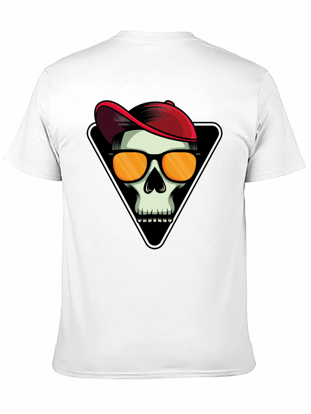 Skull with Cap Graphic T-Shirt