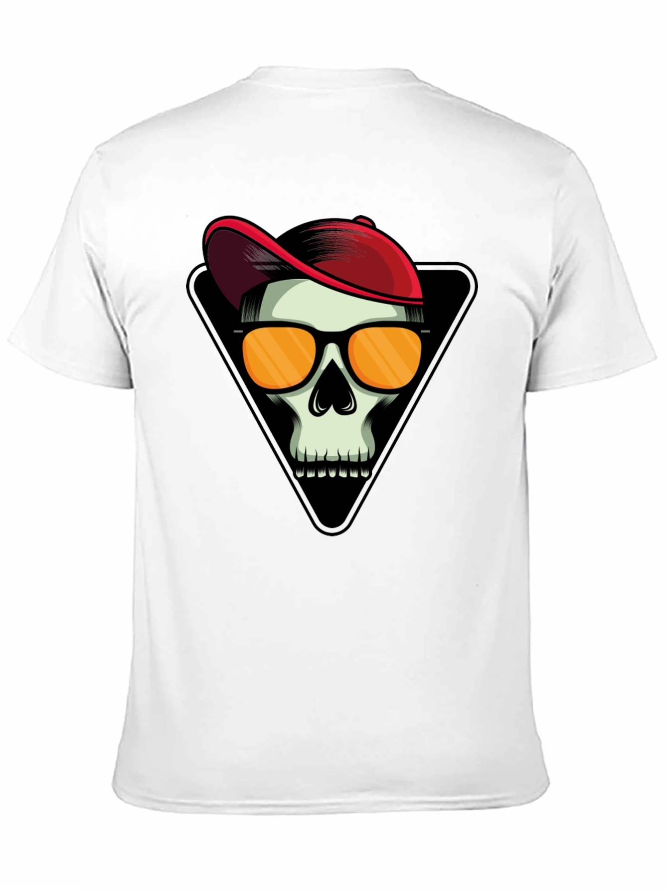 Skull with Cap Graphic T-Shirt