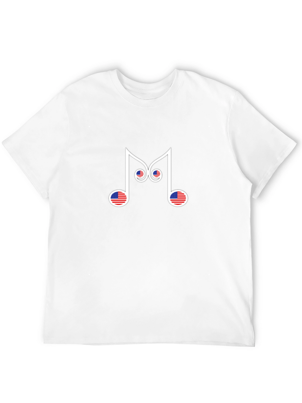Patriotic Music Note T-Shirt