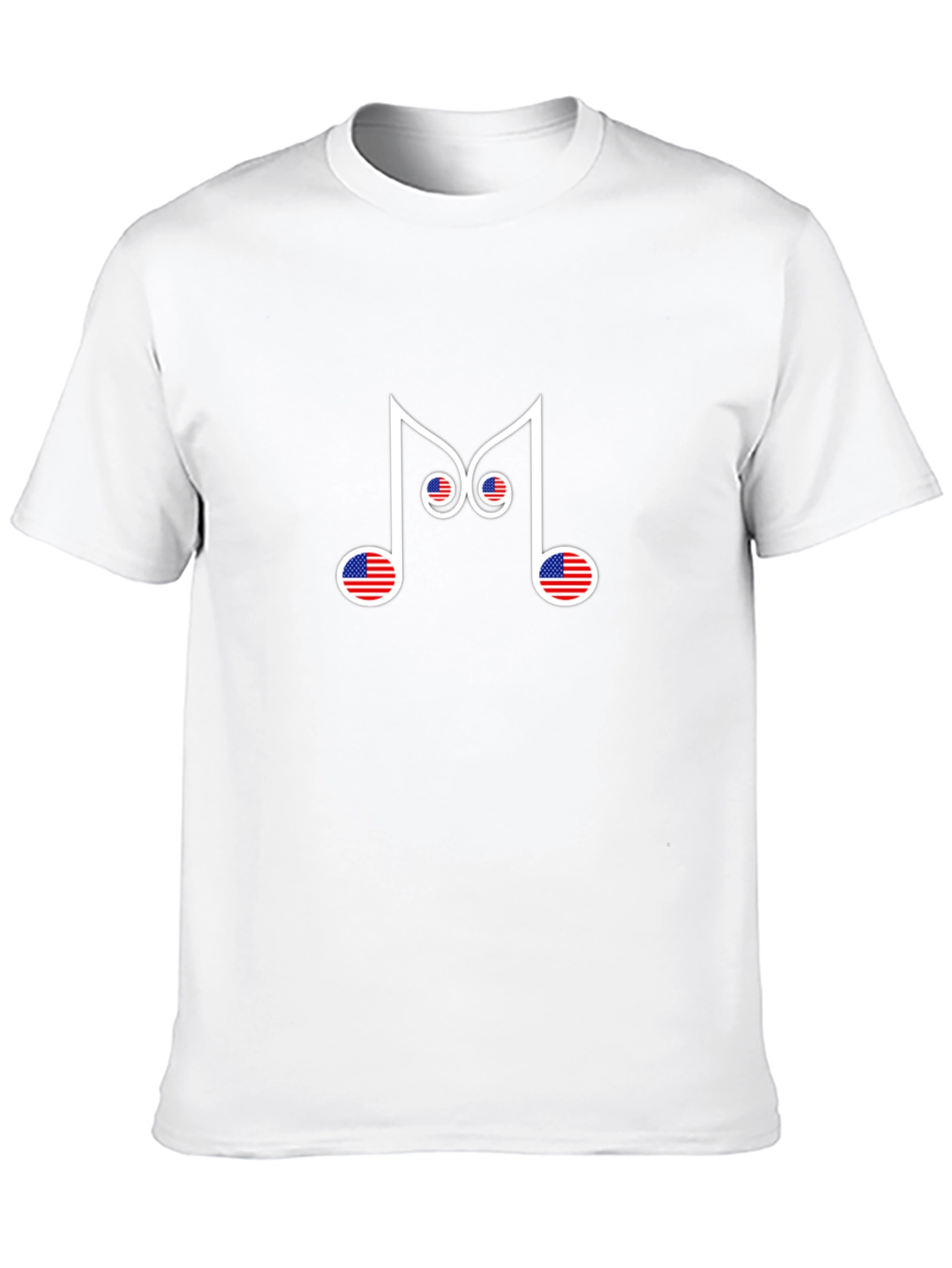 Patriotic Music Note T-Shirt