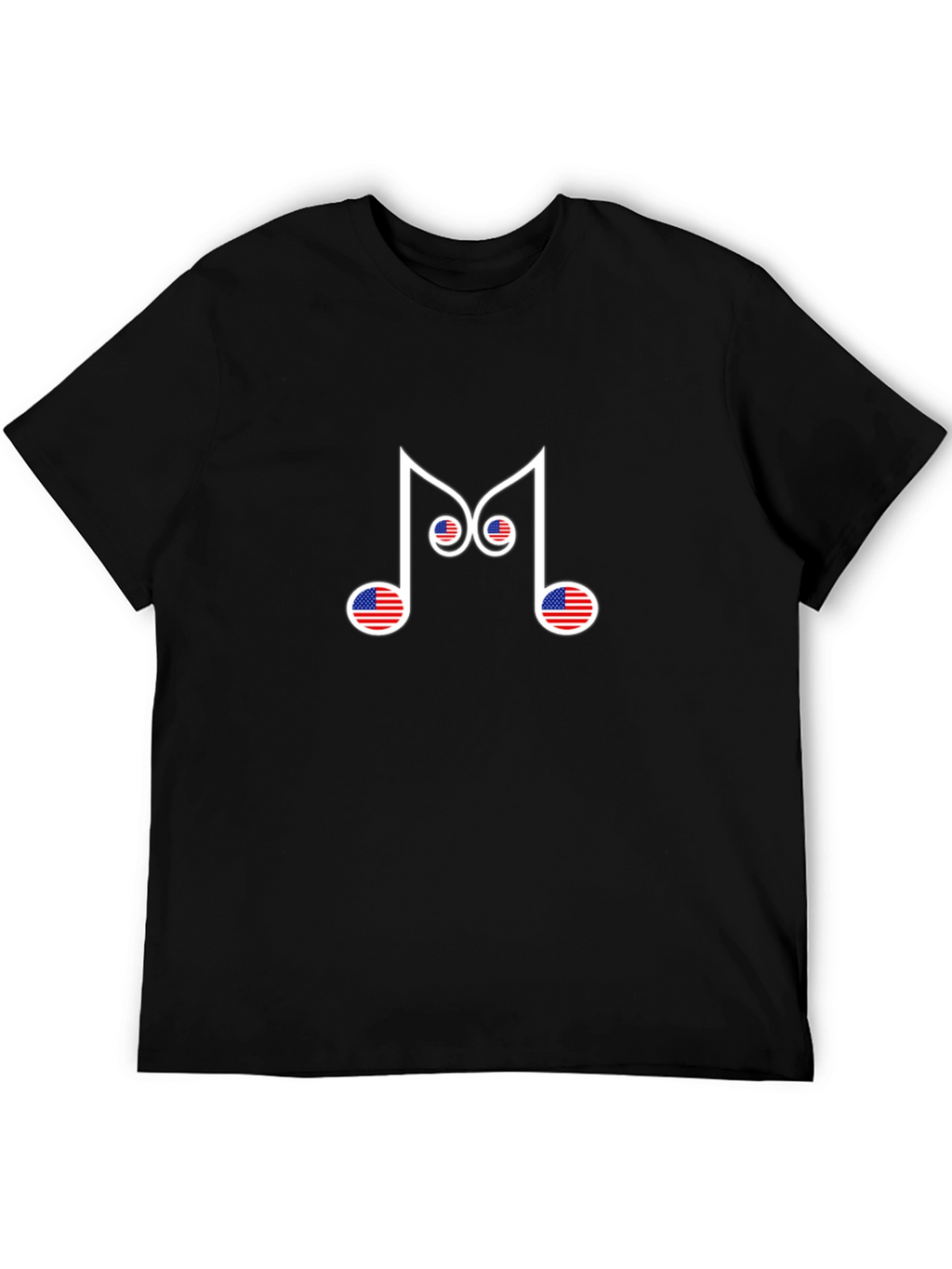 Patriotic Music Note T-Shirt