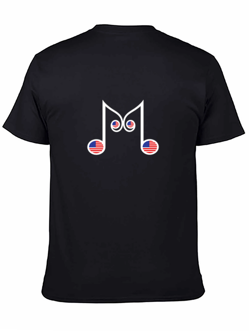Patriotic Music Note T-Shirt