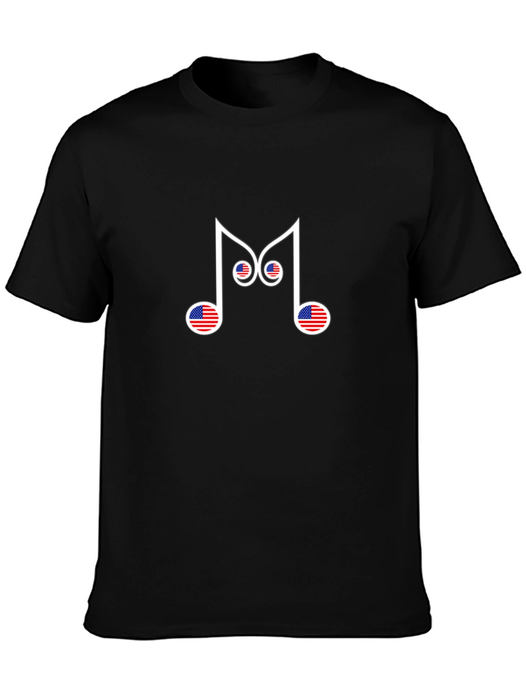 Patriotic Music Note T-Shirt