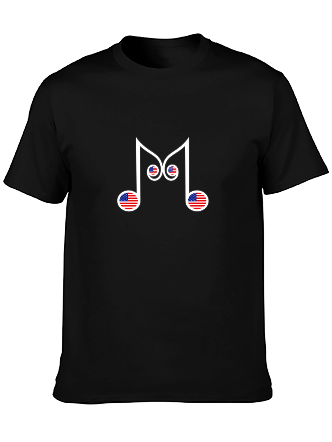 Patriotic Music Note T-Shirt