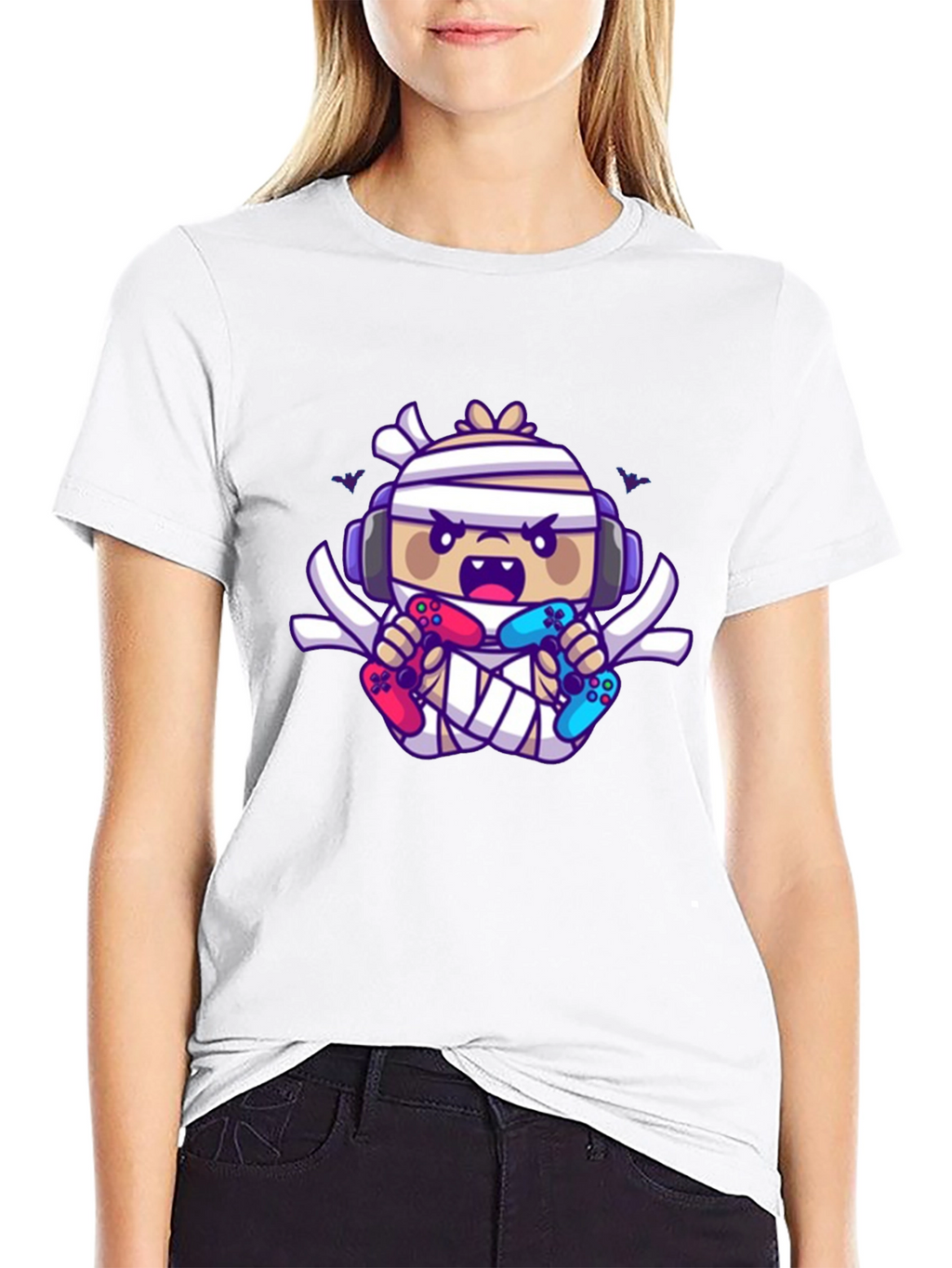 Gamer Mummy T-Shirt - Black Cotton Tee